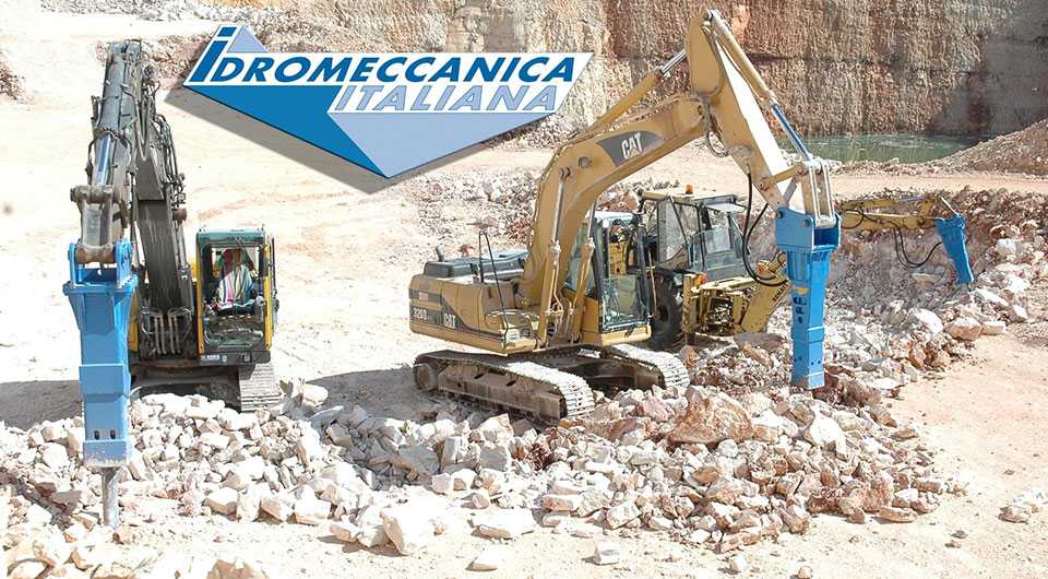 Hydrolic hammers with excavators